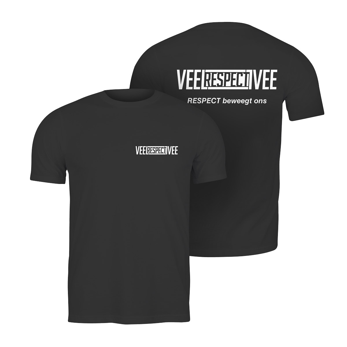 RespectVee T-shirt zwart